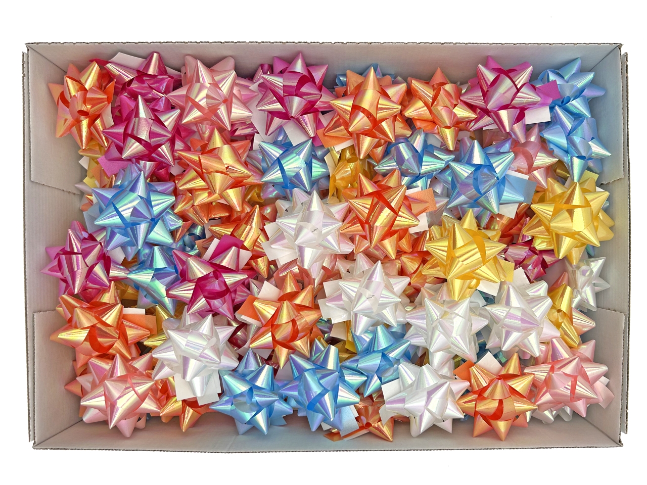 COCCARDA STELLA 14MM 100PZ IRIDE.ASS. 000653 3140