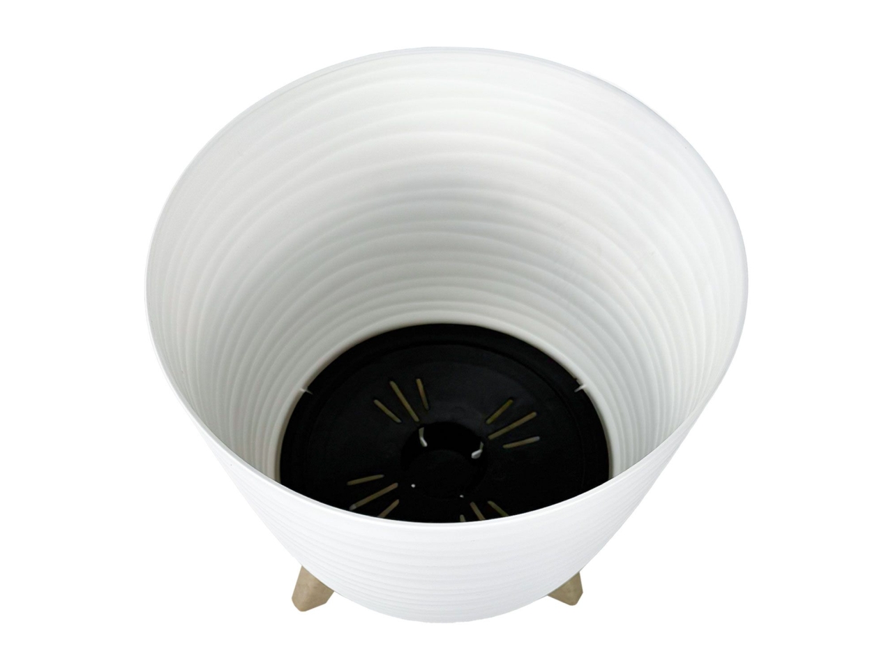 VASO AURORA LUNA 30XH.28CM BIANCO ALW30