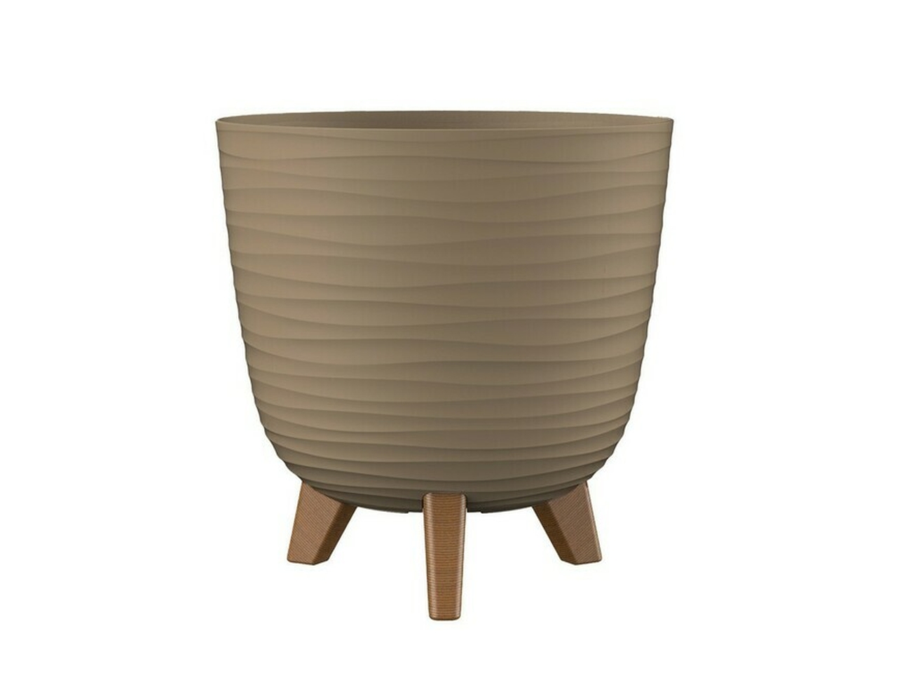 VASO AURORA LUNA 30XH.28CM MOCCA ALM30