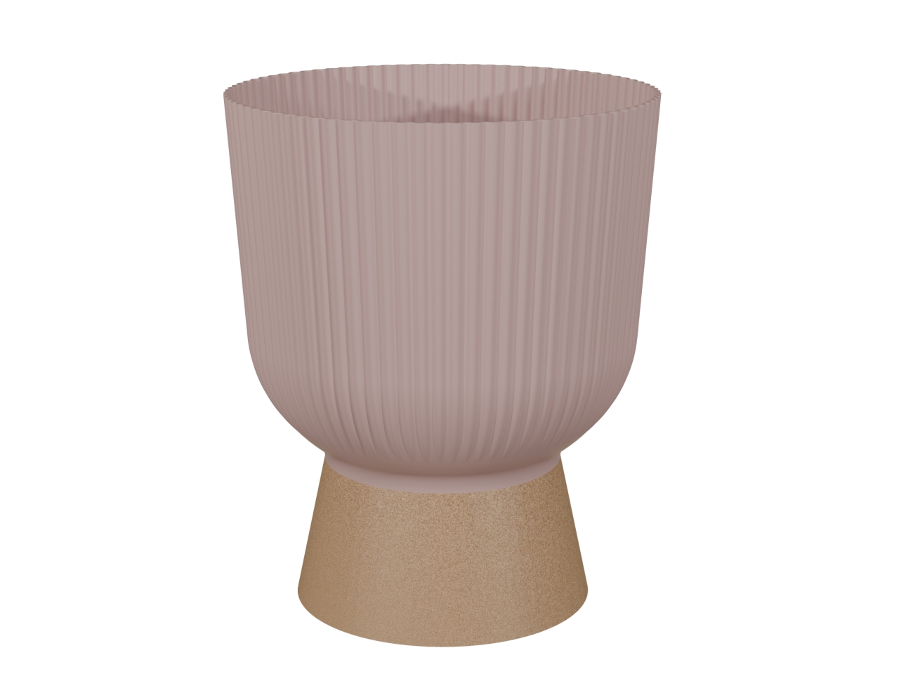 VASO WAVE TULIP 30XH.35CM ROSA CHIARO WTR30 VASO WAVE TULIP 30XH.35CM ROSA CHIARO WTR30