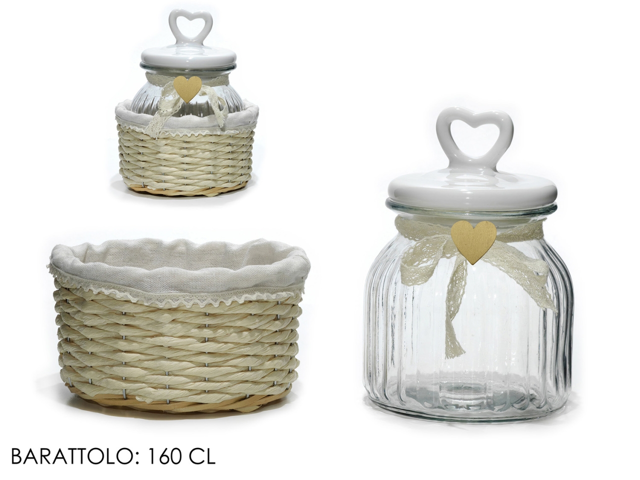 BARATTOLO 160CL CON CESTINO 477552