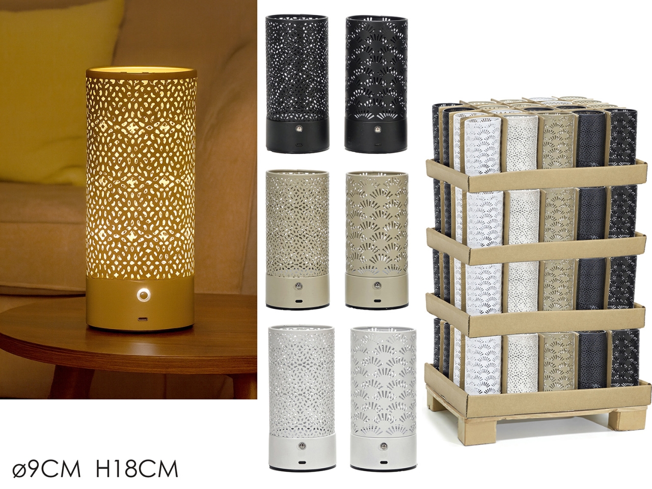 LAMPADA LED RICARICABILEIN 3 ASSORTIMENTI 875611