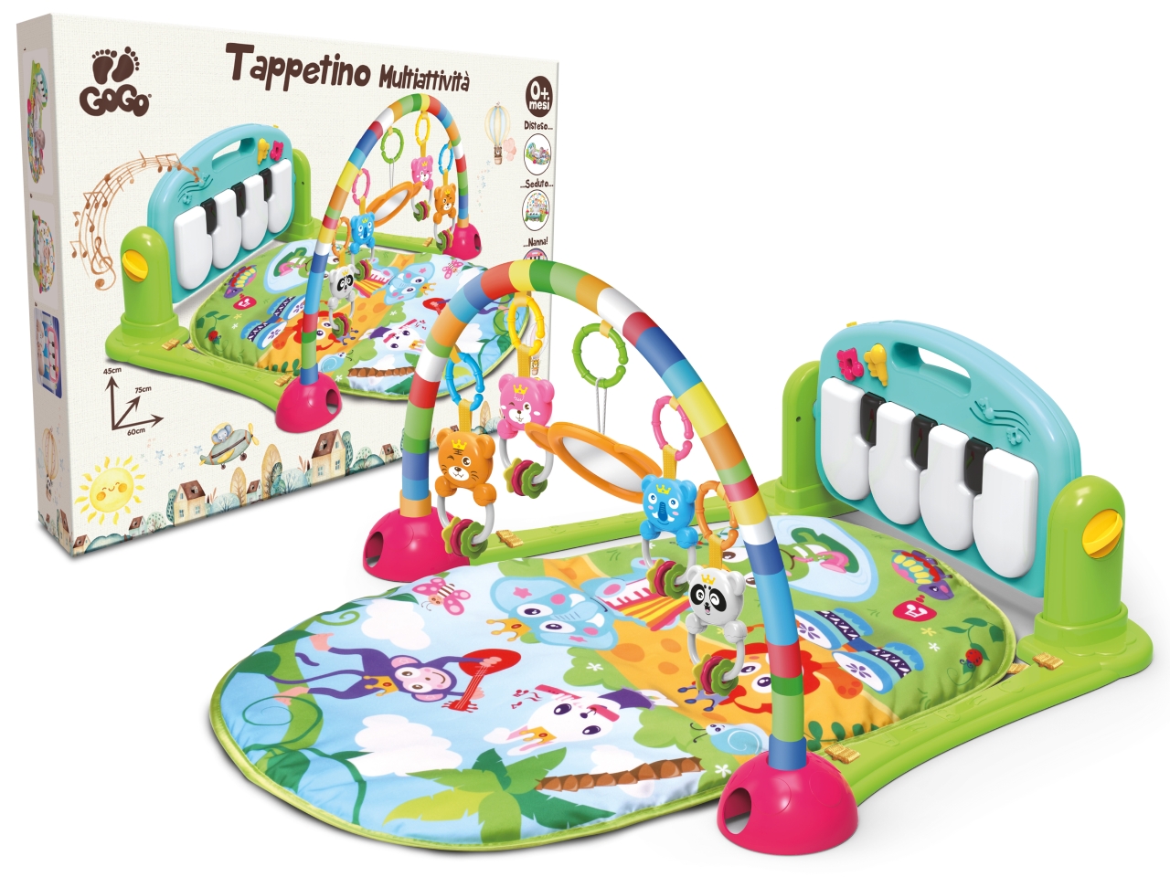 GOGO TAPPETINO MULTIFUNZIONE 80487