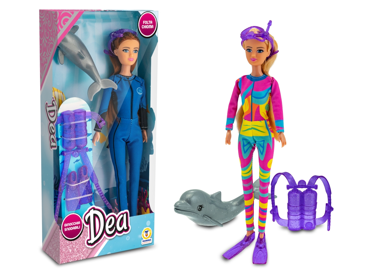 DEA BAMBOLA SUB CON ACCESSORI 2 ASS 81065