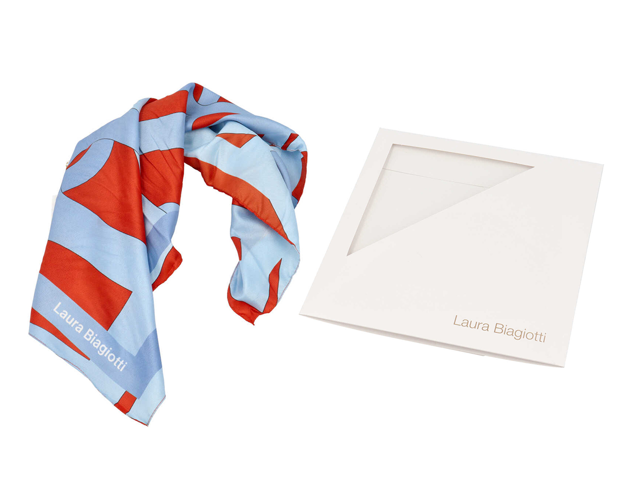 FOULARD MAXI INTRECC. CORALLO 53X53CM LB26S104-78