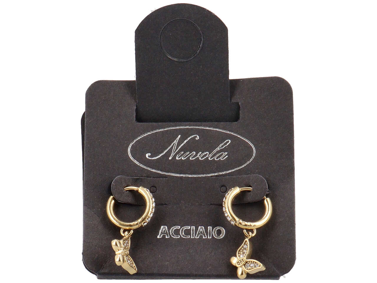 CERCHIETTO ZIRCONI CON FARFALLA ZIRCONI ORO