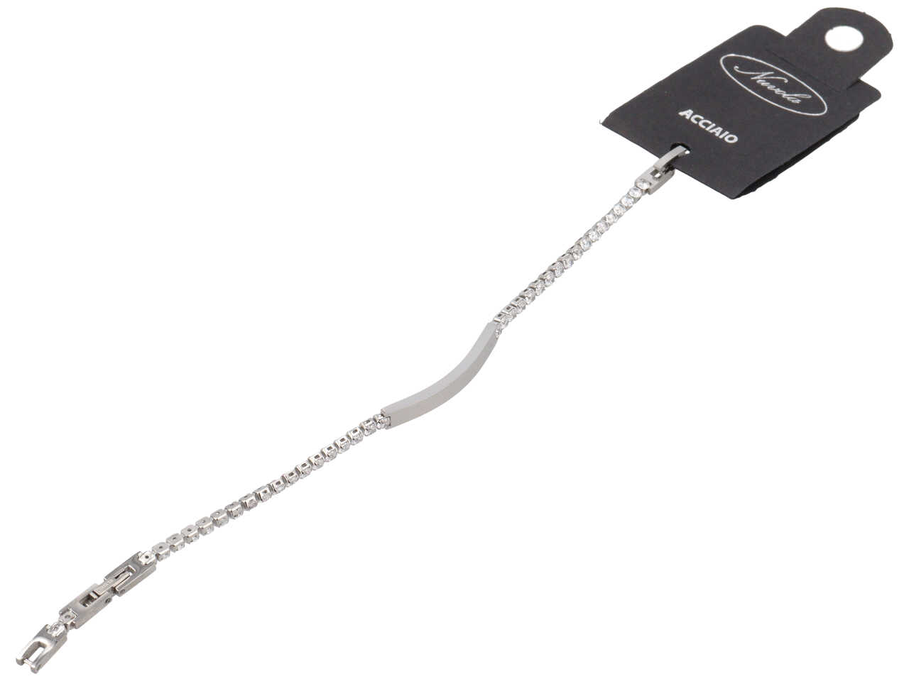 BRACCIALE TENNIS CON PLACCA CENTRALE BRACCIALE TENNIS CON PLACCA CENTRALE