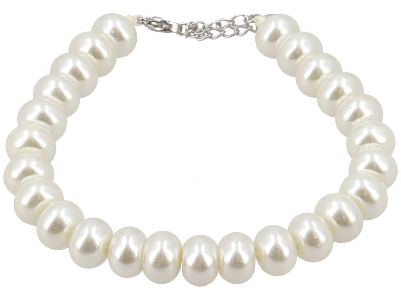 BRACCIALE PERLE OVALI PERLA