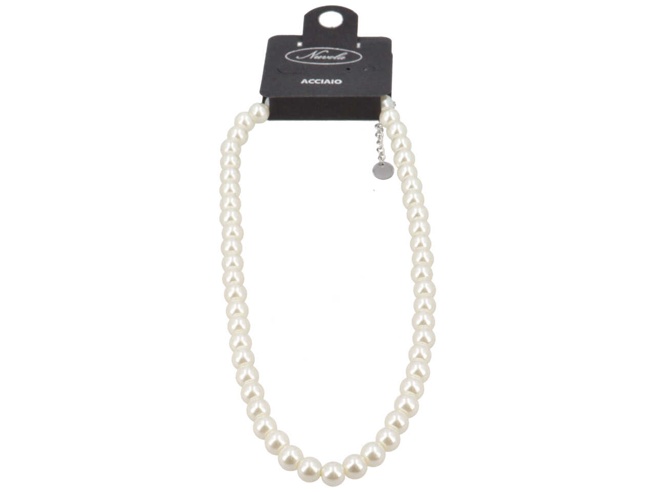 COLLANA PERLE VETRO 8MM