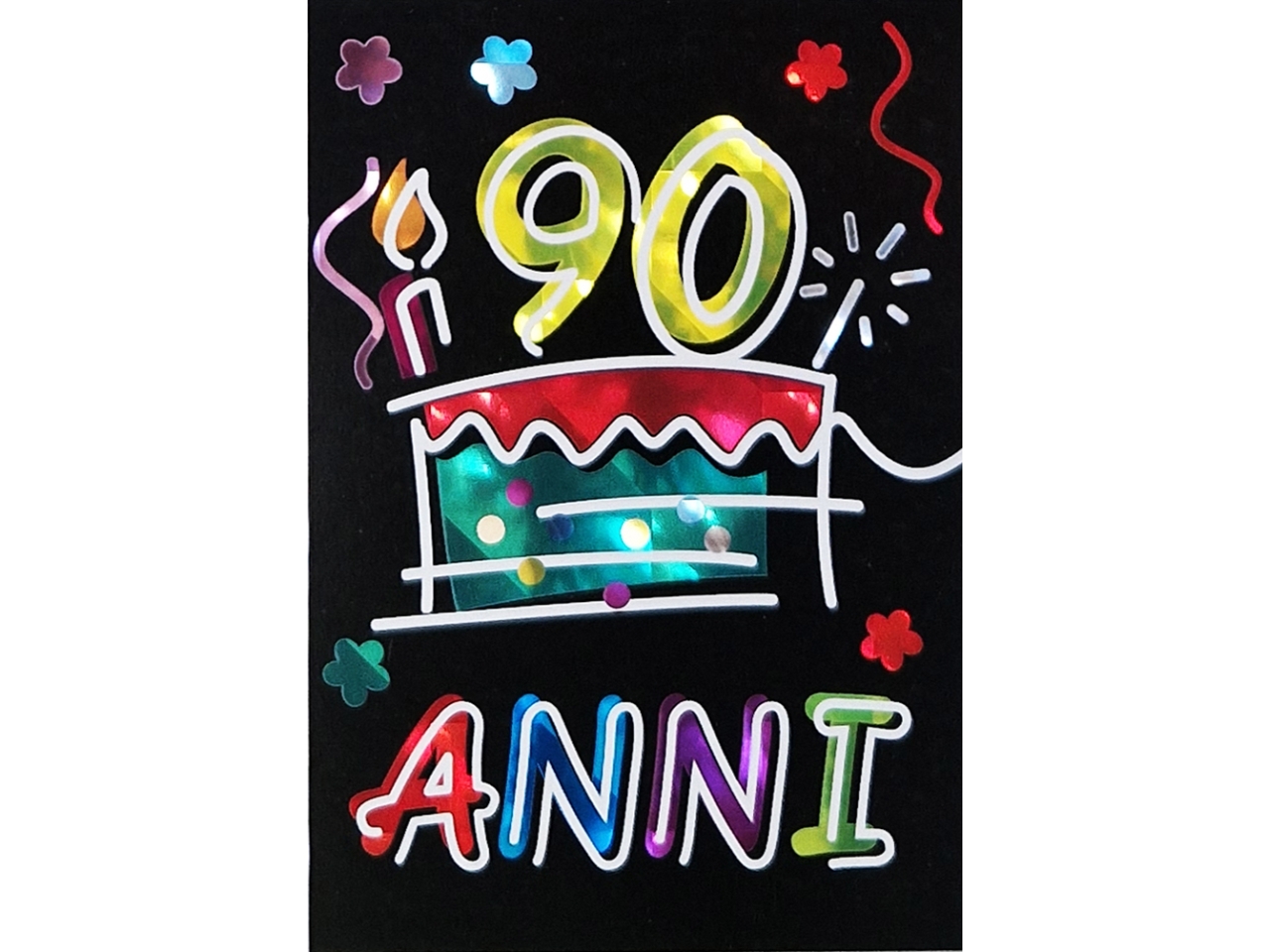 BIGLIETTO 90ANNI FLASHCARD 103 BIGLIETTO 90ANNI FLASHCARD 103