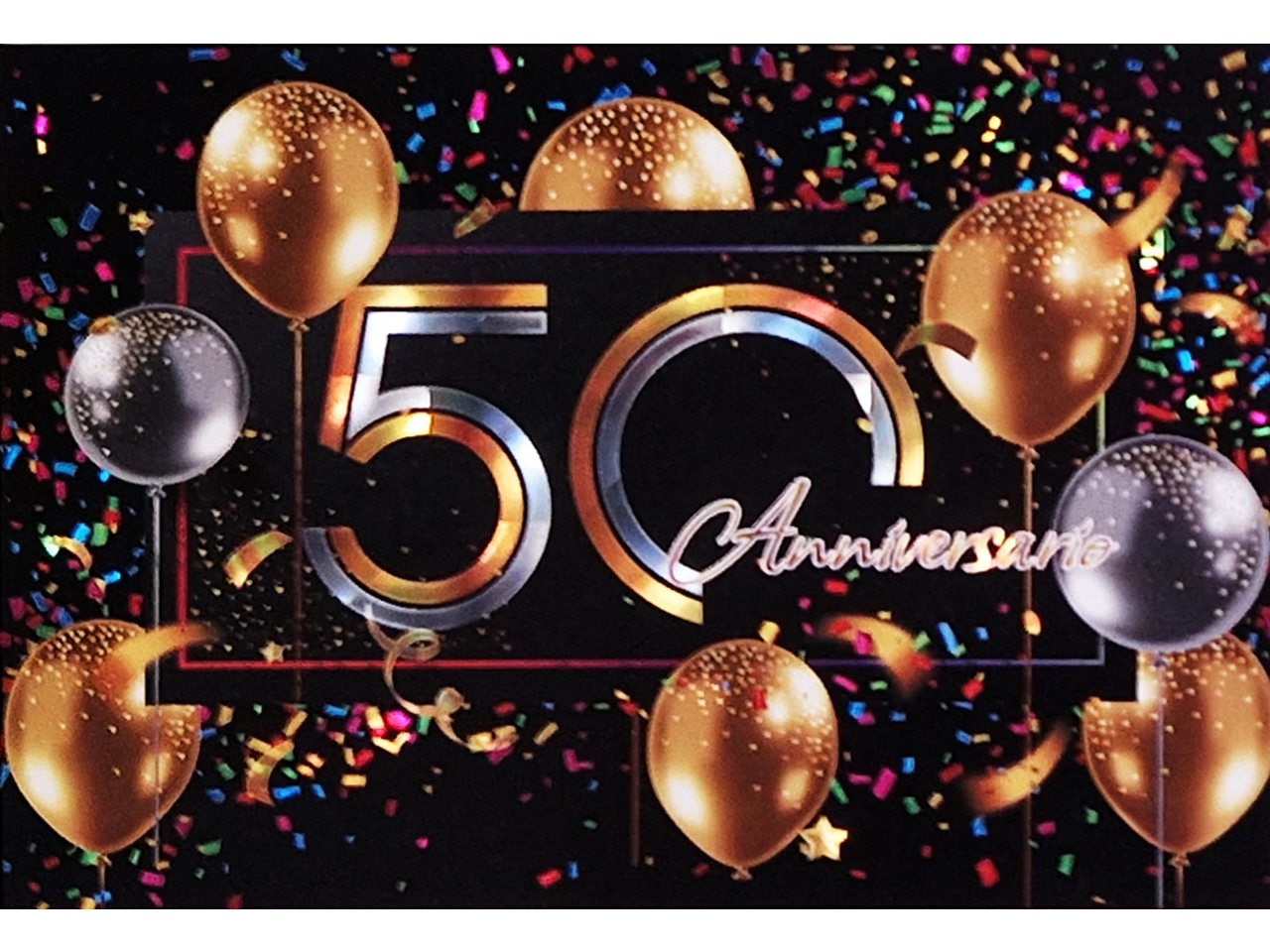 BIGLIETTO ANNIVERSARIO 50ANNI FLASHCARD 010 BIGLIETTO ANNIVERSARIO 50ANNI FLASHCARD 010