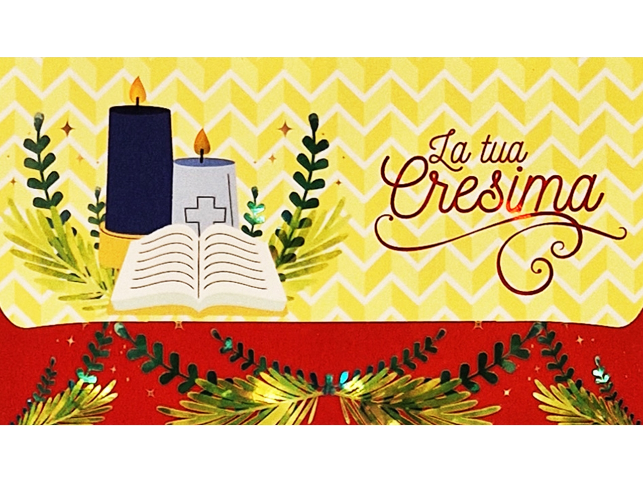 BIGLIETTO PORTASOLDI CRESIMA FLASHCARD 010 BIGLIETTO PORTASOLDI CRESIMA FLASHCARD 010