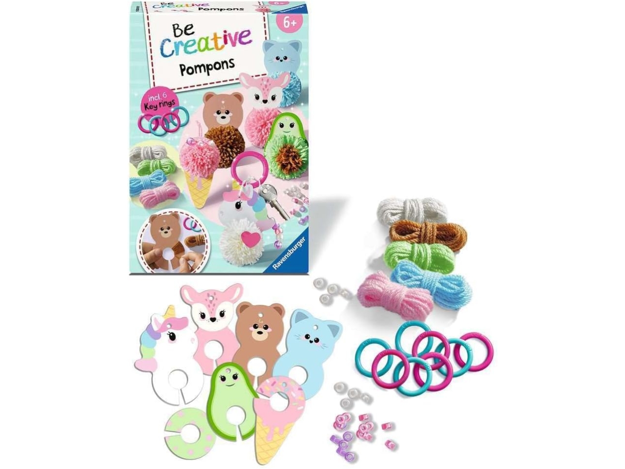 BE CREATIVE MIDI PONPON KAWAII P.CHIAVI 12028010