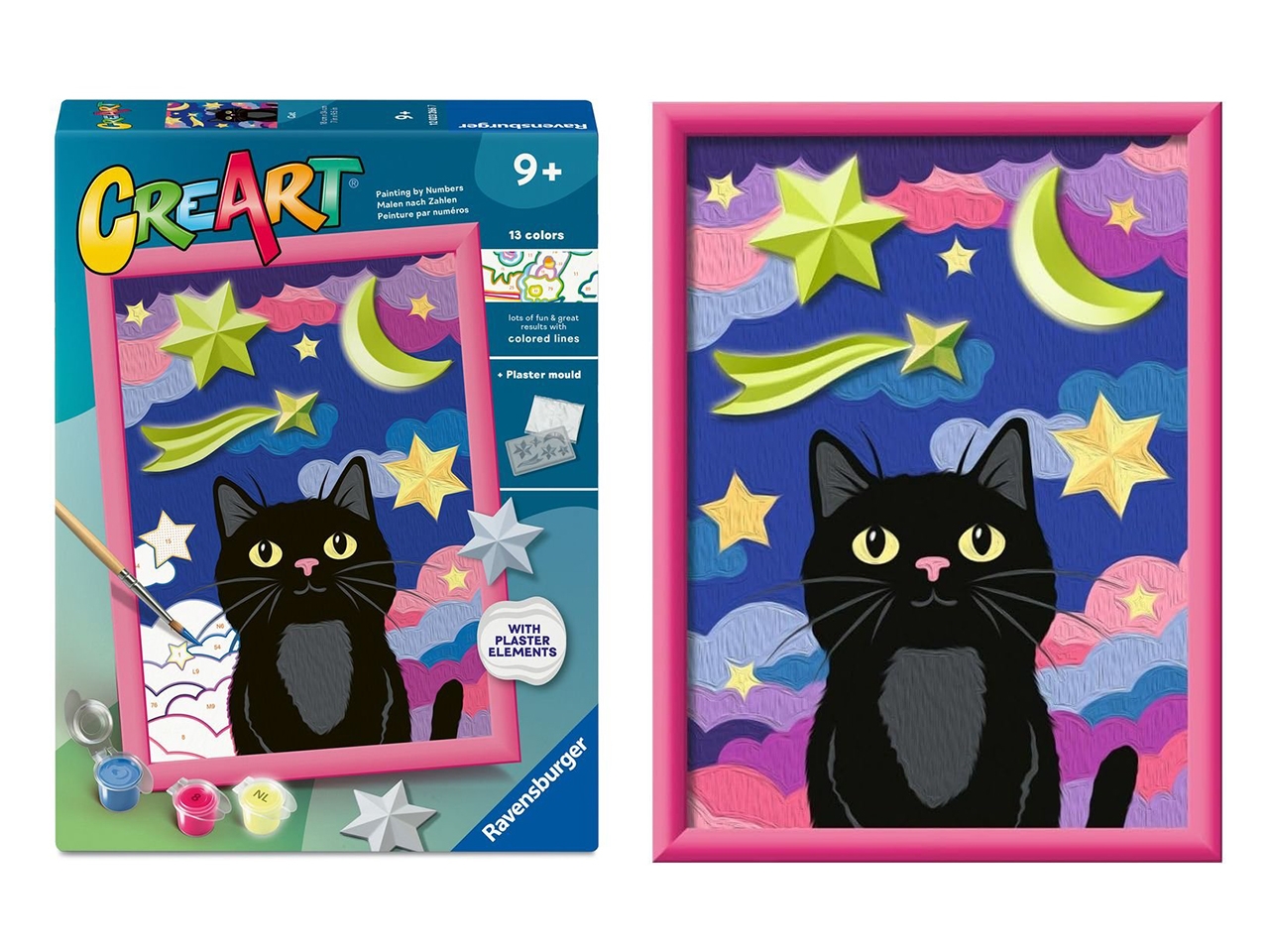 CREART SERIE D GATTO CON GESSO 3D 12023266