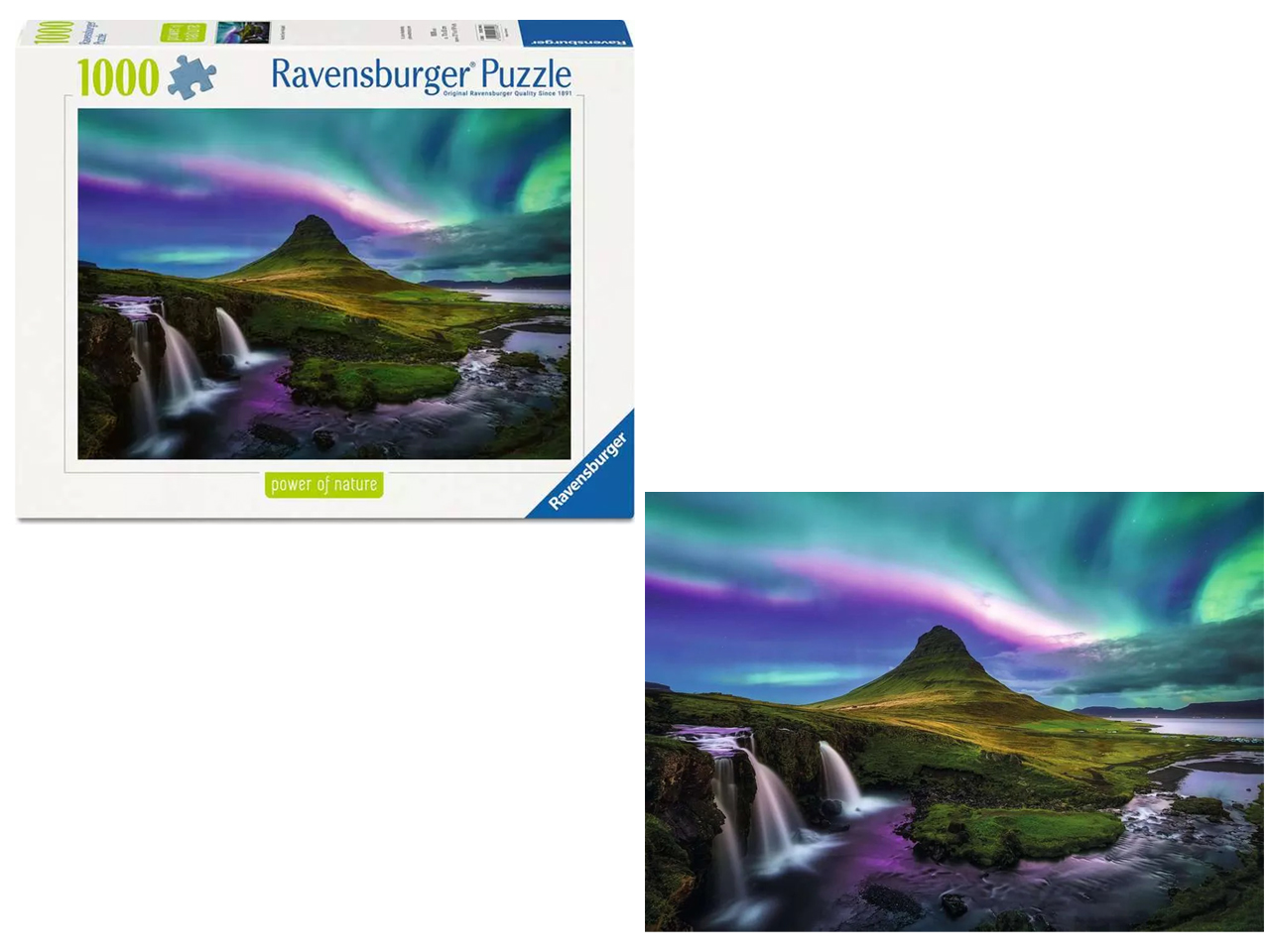 PUZZLE  1000PZ AURORA SU KIRKJUFELL  12001744