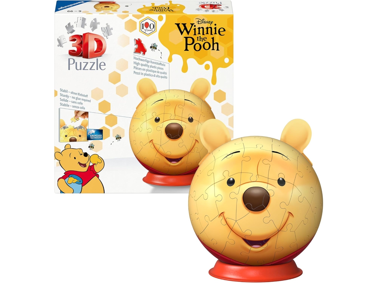 PUZZLE 3D PUZZLEBALL 72PZ WINNIE POOH 12008070