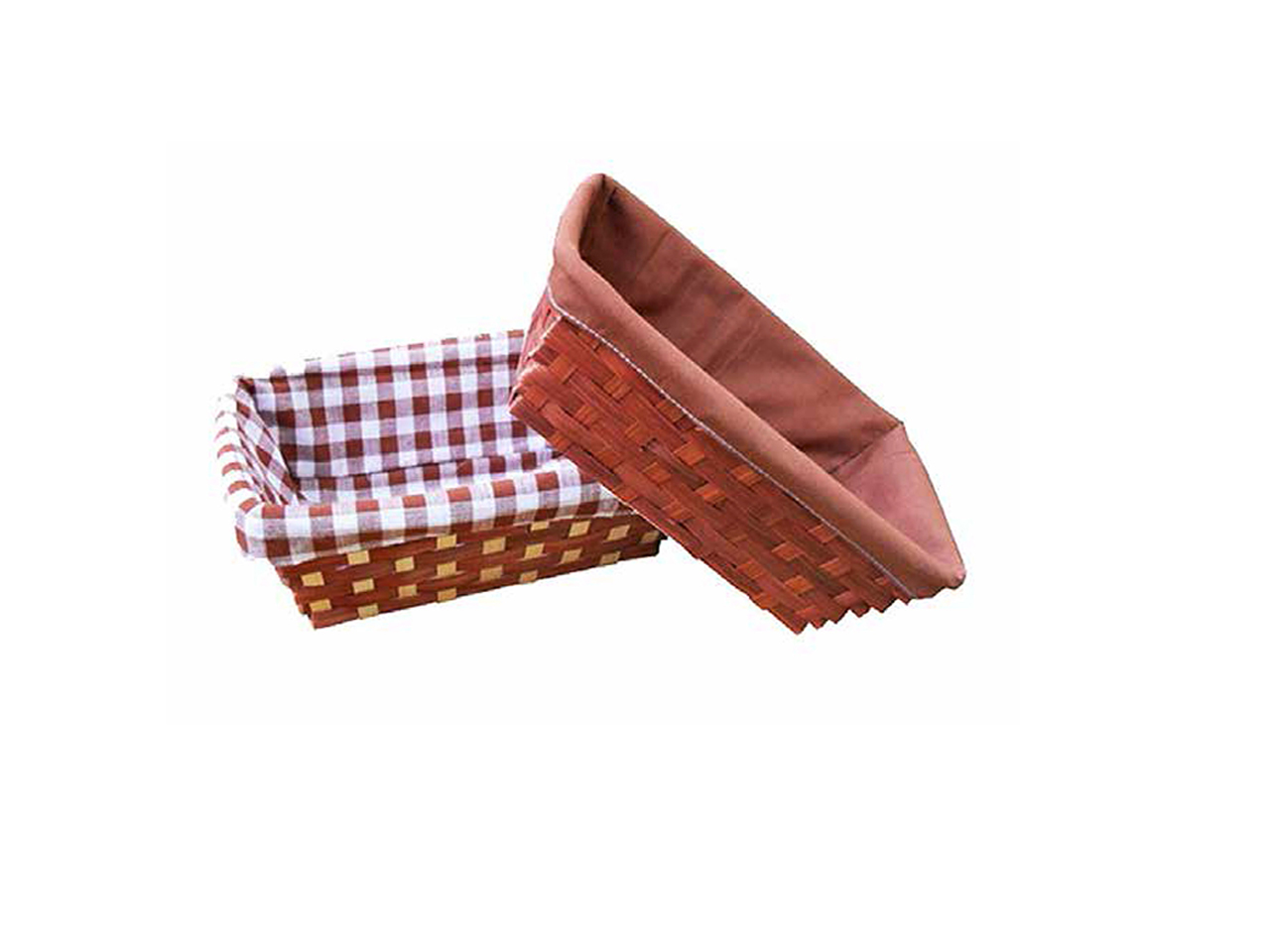 CESTINO FODERATO MARRONE IN BAMBU’ 02314 CESTINO FODERATO MARRONE IN BAMBU’ 02314