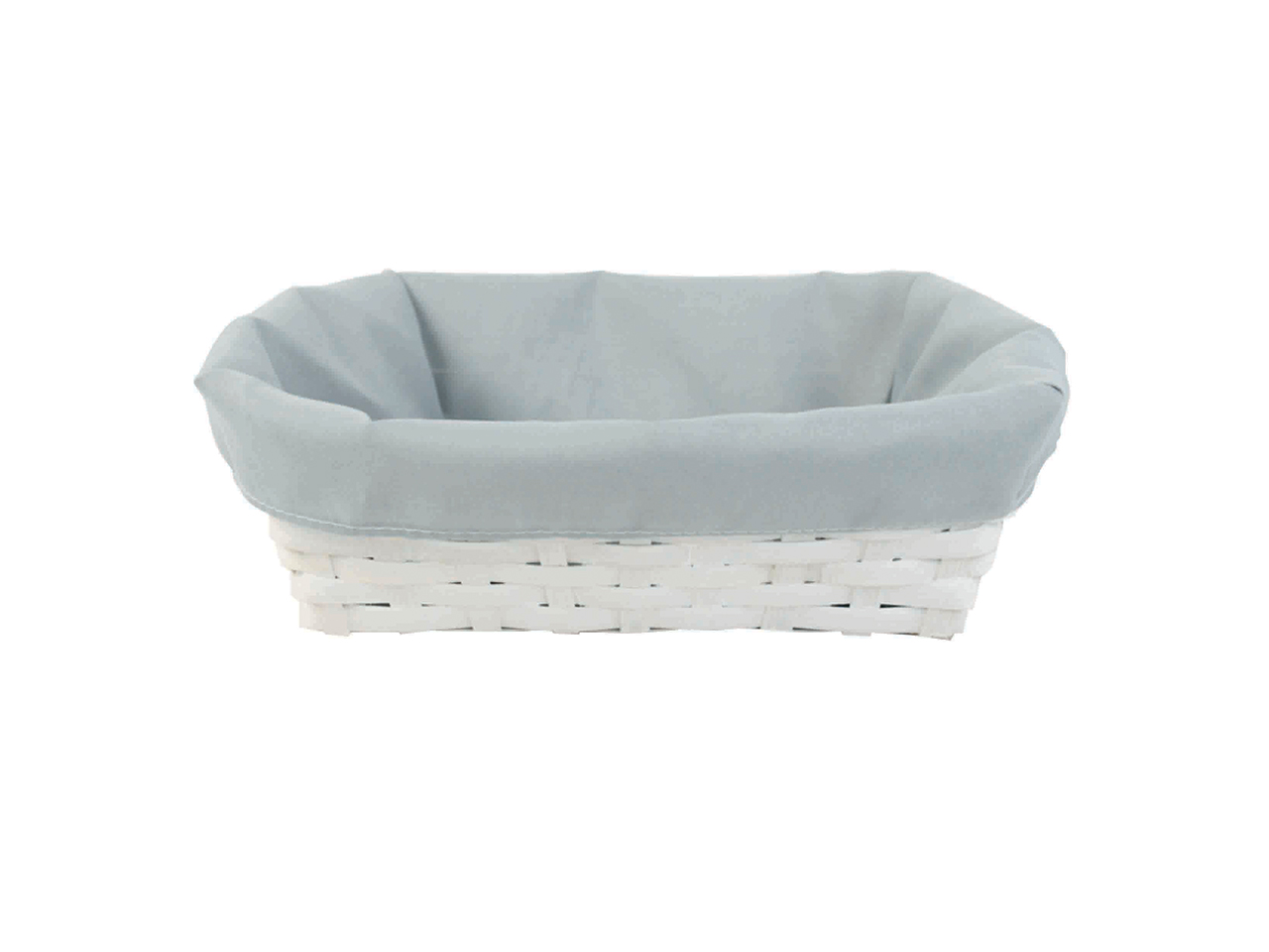CESTINO FODERATO BIANCO IN BAMBU’ 21332 CESTINO FODERATO BIANCO IN BAMBU’ 21332