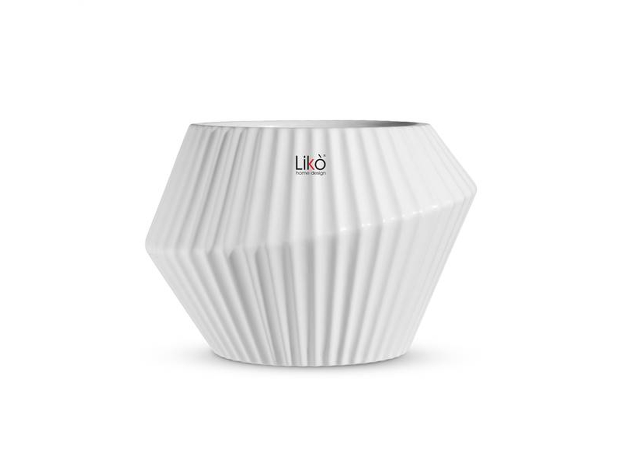 SAUVAGE VASO D.18XH.13CM BIANCO M CR293/19W