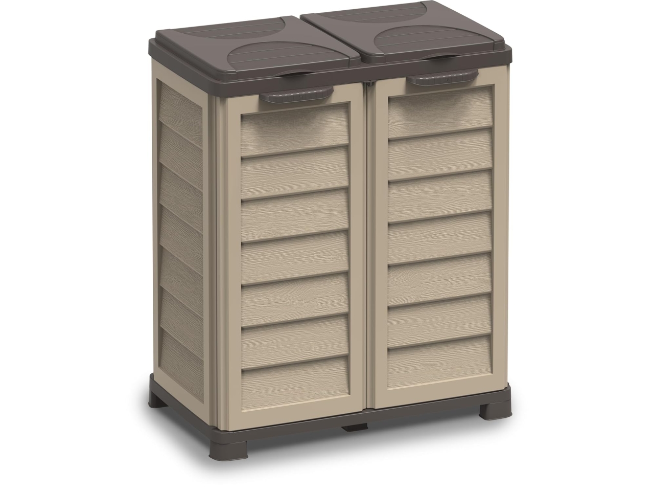 RIPONI PATTUMIERA BEIGE/TORTORA 76x46x89h 99321 RIPONI PATTUMIERA BEIGE/TORTORA 76x46x89h 99321