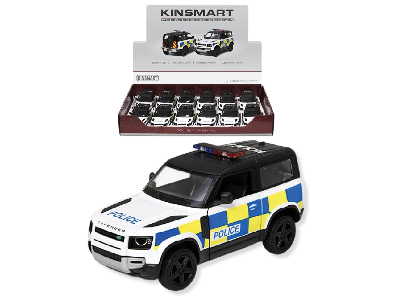 AUTO LAND ROVER DEFENDER POLICE 90 18068 AUTO LAND ROVER DEFENDER POLICE 90 18068