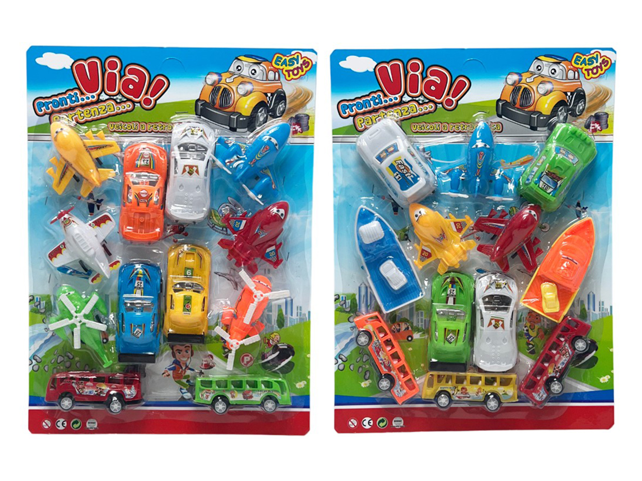 GIOCO 12 MEZZI DI TRASPORTO RETROCARICA 18187 GIOCO 12 MEZZI DI TRASPORTO RETROCARICA 18187