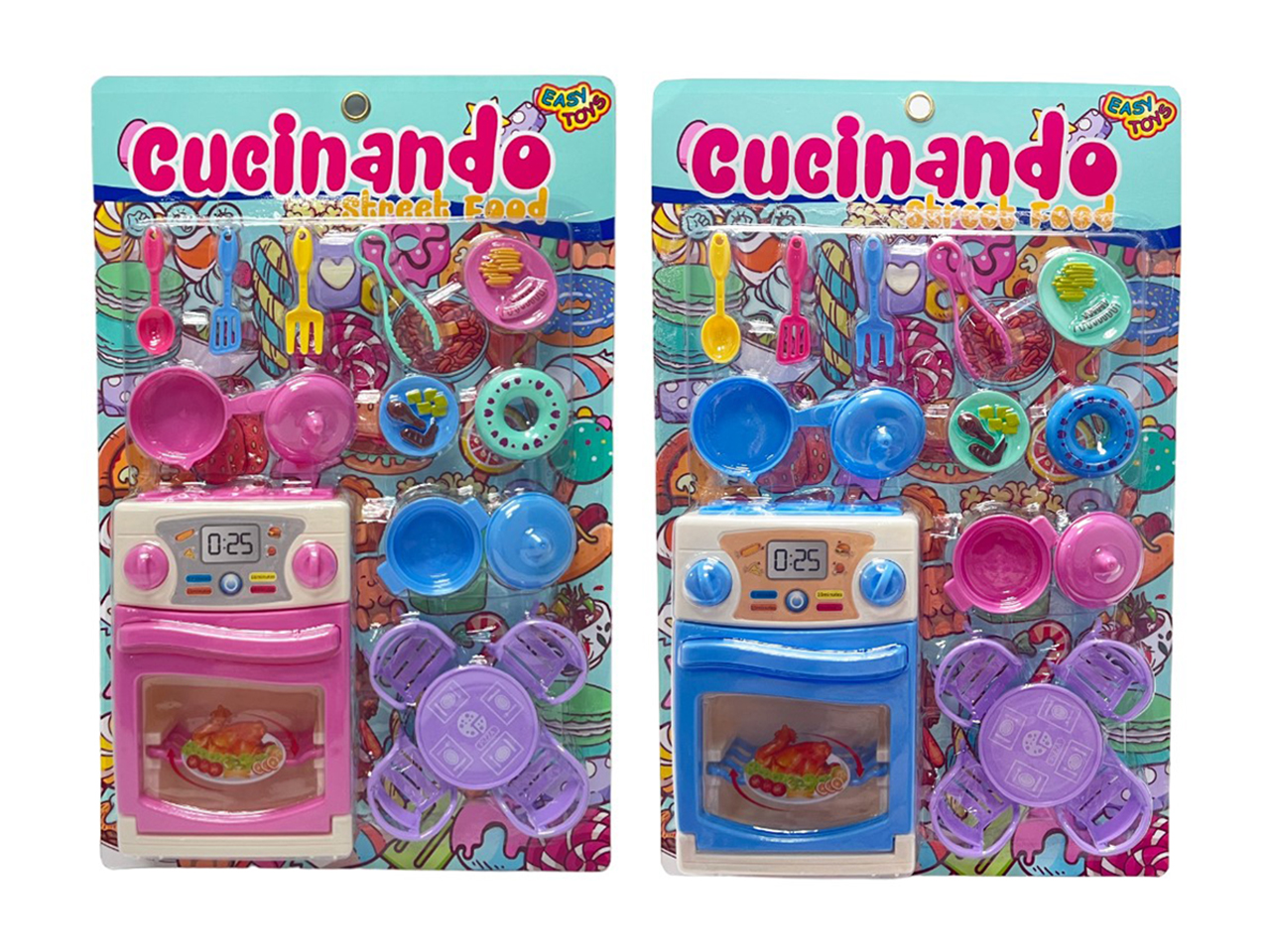 GIOCO CUCINANDO STREET FOOD 2 ASS. 18202