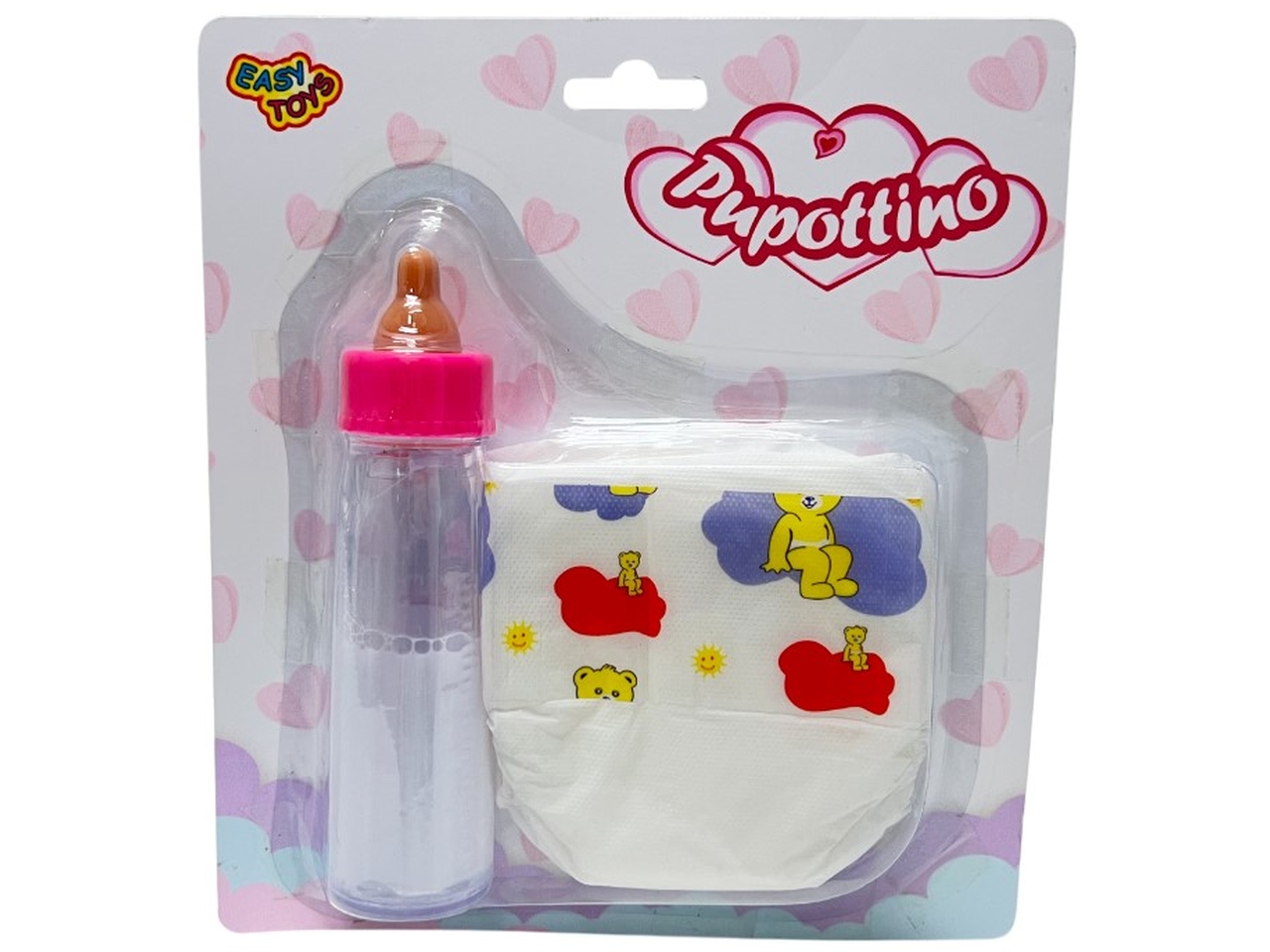 PUPOTTINO CON BIBERON E PANNOLINI 18257
