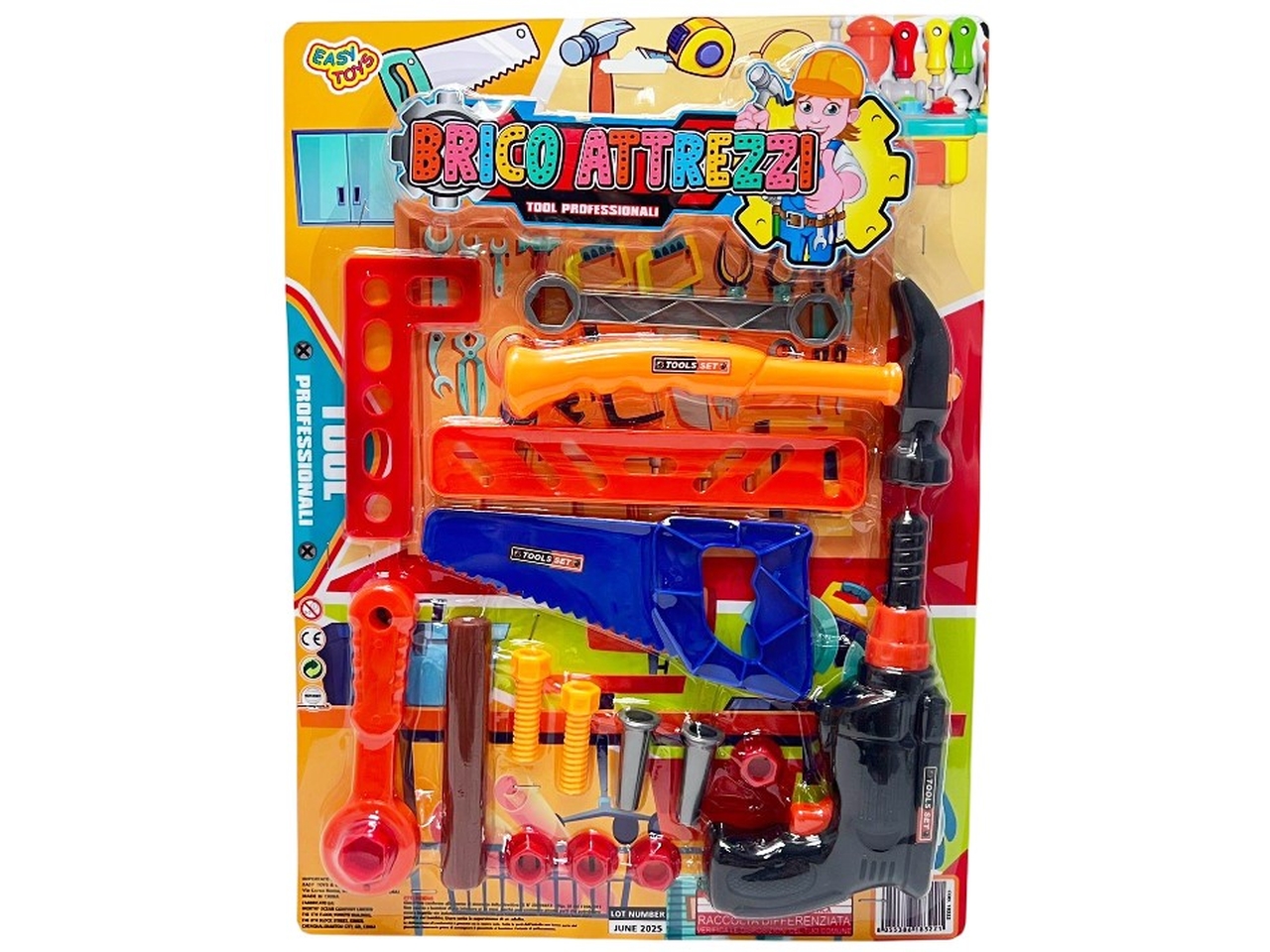 GIOCO BRICO ATTREZZI 18322 GIOCO BRICO ATTREZZI 18322