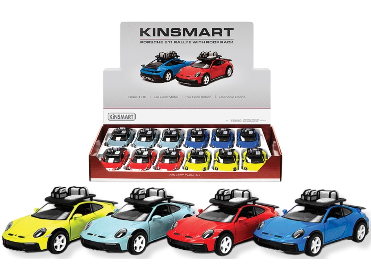 AUTO PORSCHE 911 RALLYE WITH ROOF RACK 18355 AUTO PORSCHE 911 RALLYE WITH ROOF RACK 18355