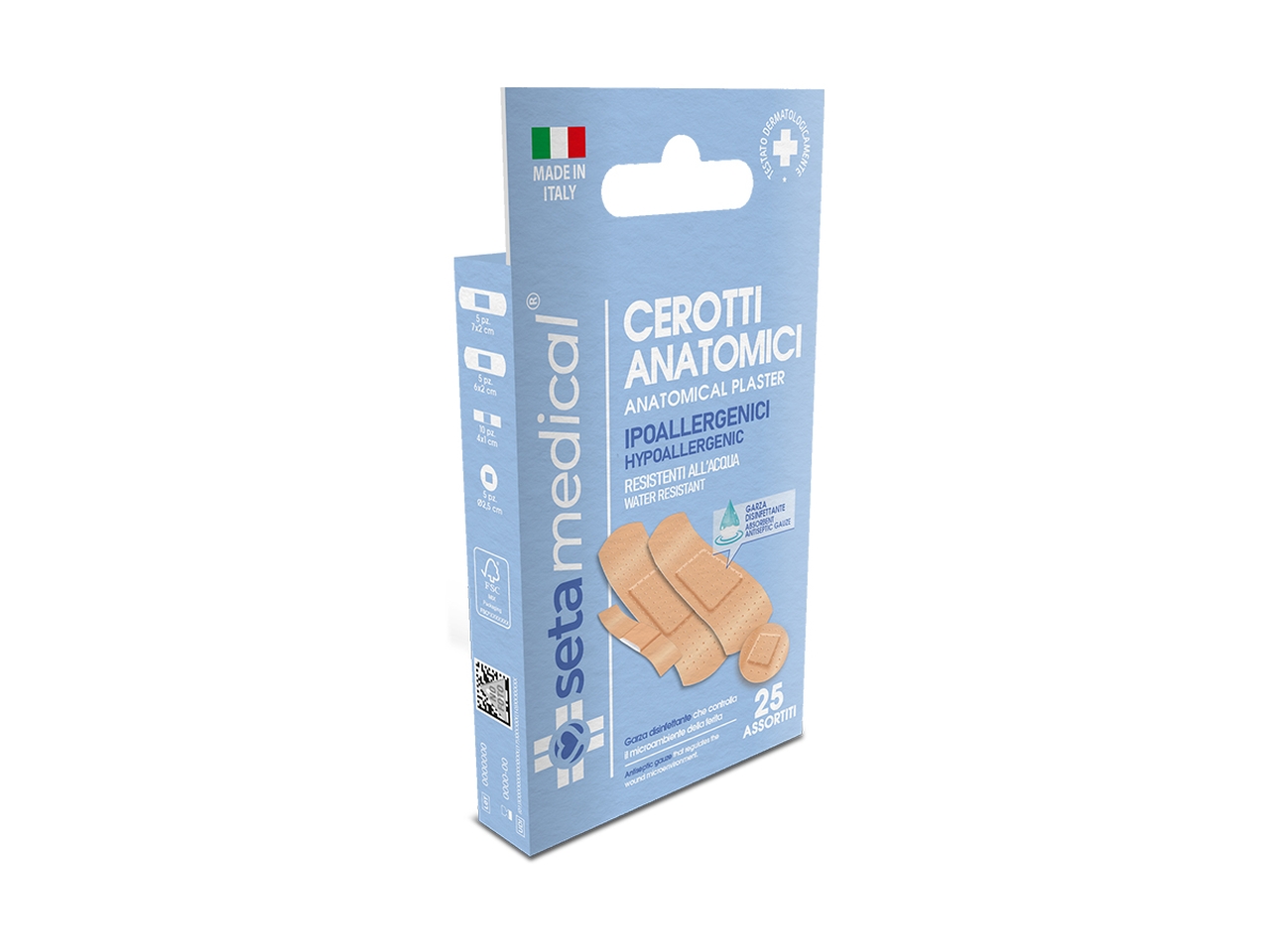 CEROTTI CLASSICI SET DA 25 CEROTTI ASSORTITI 62084