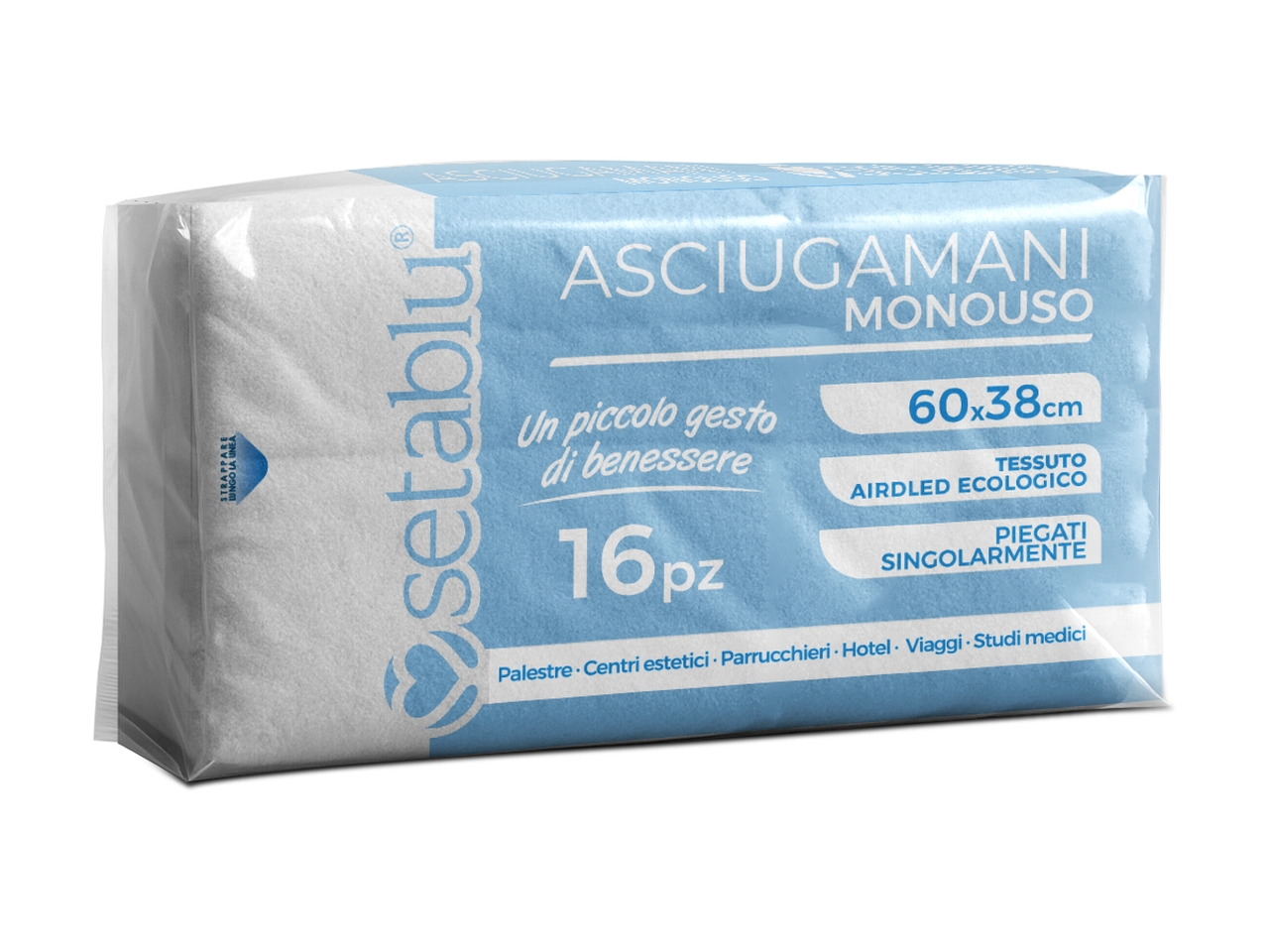 ASCIUGAMANI MONOUSO 60X38CM SET DA 16 PZ 62259 ASCIUGAMANI MONOUSO 60X38CM SET DA 16 PZ 62259