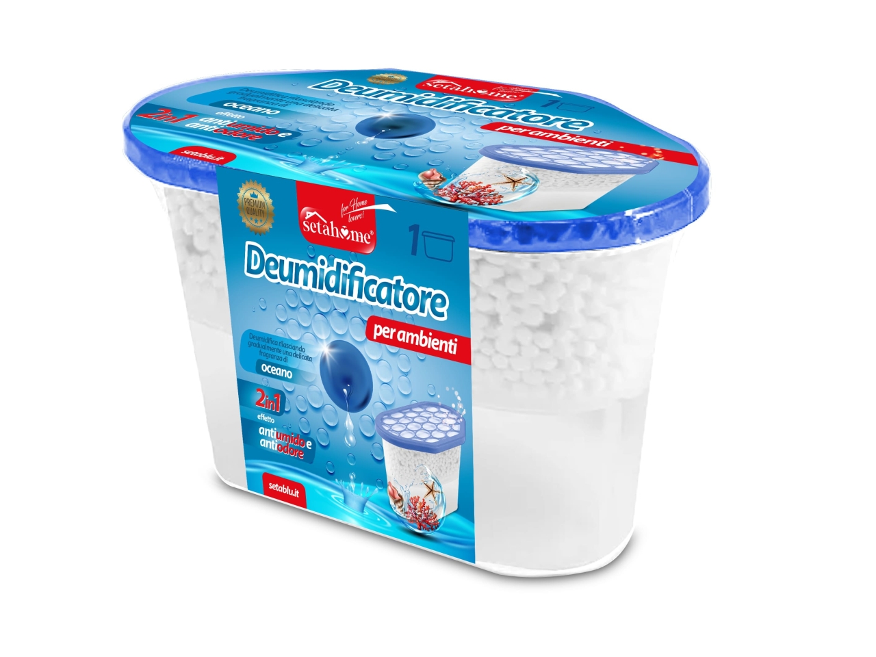 DEUMIDIFICATORE AMBIENTE 500ML OCEANO 62490