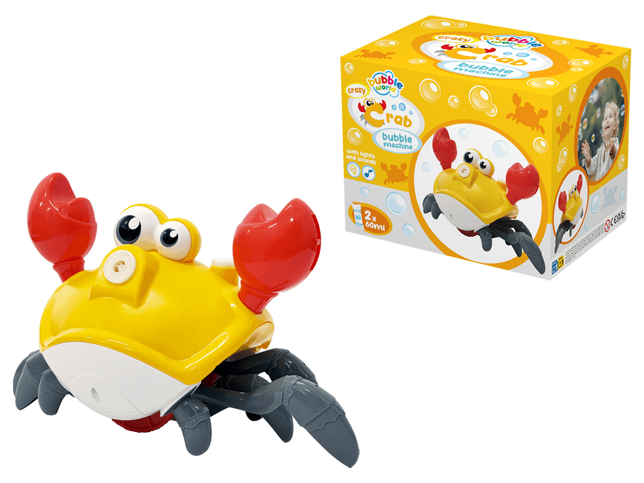 MACCHINA SPARA BOLLE CRAZY CRAB 500039010001