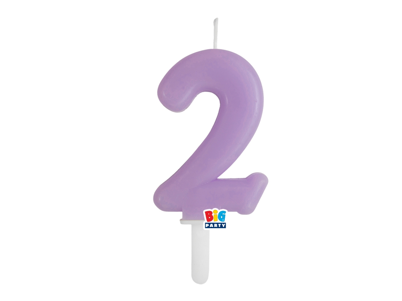 CANDELA NUM. 2 CERA TINY PLUMP LILLA 7CM 76432