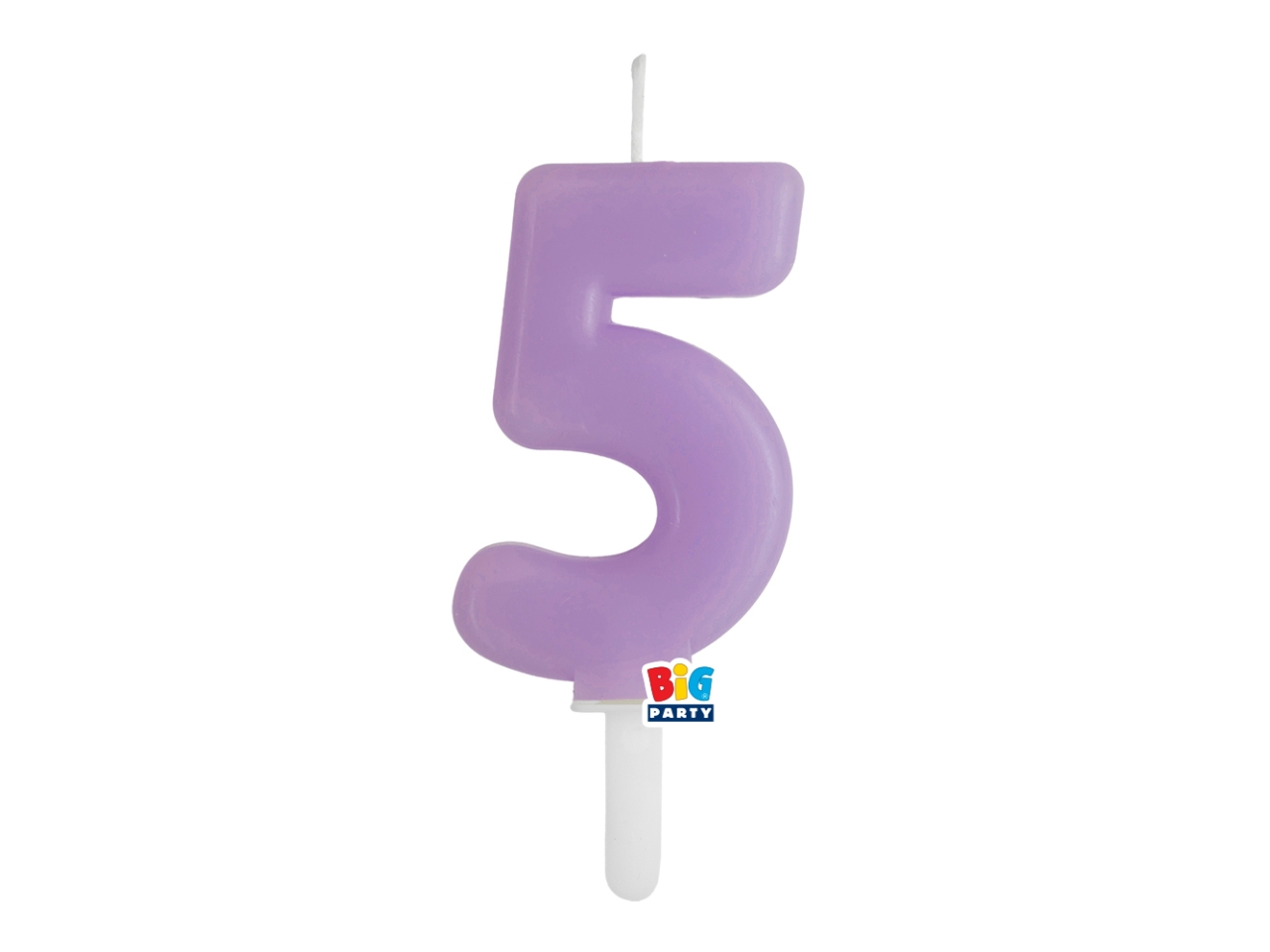 CANDELA NUM. 5 CERA TINY PLUMP LILLA 7CM 76435