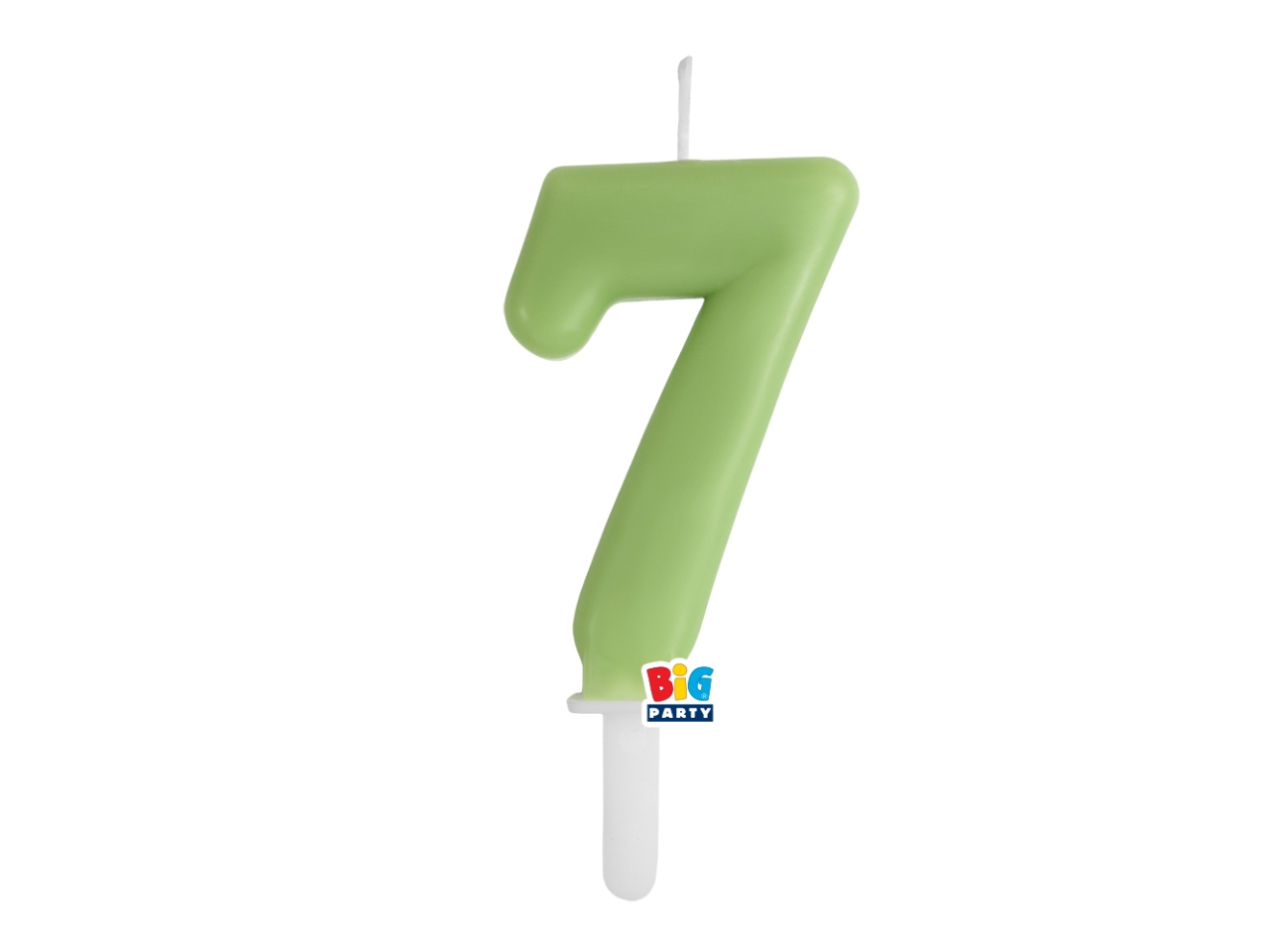 CANDELA NUM. 7 CERA TINY PLUMP VERDE OLI.7CM 76447