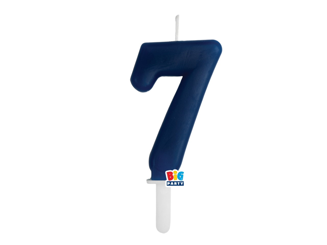 CANDELA NUM. 7 CERA TINY PLUMP BLU NAVY 7CM 76487