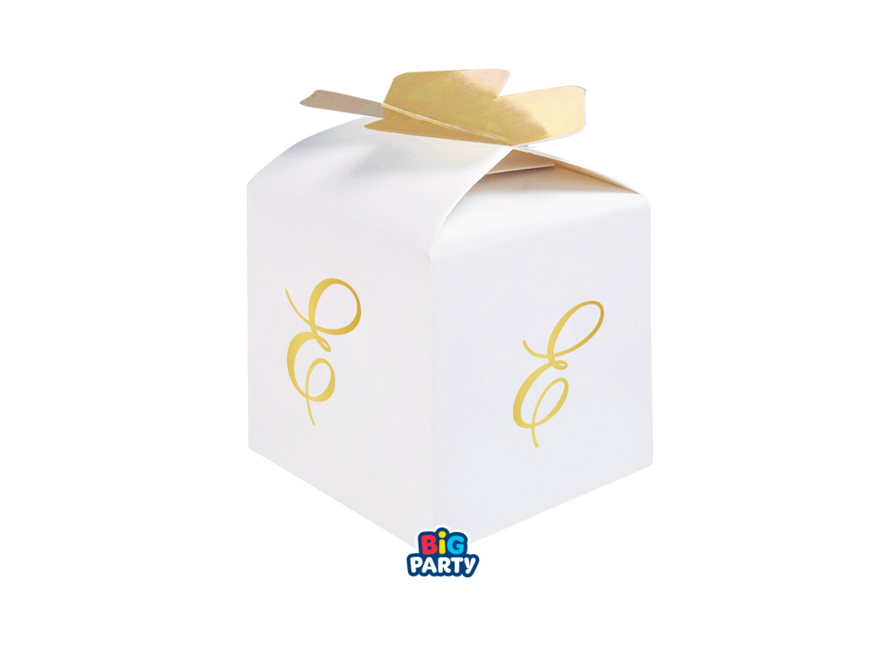 SCATOLE FIOCCO LETTERA E ORO SET 10PZ 76873 SCATOLE FIOCCO LETTERA E ORO SET 10PZ 76873