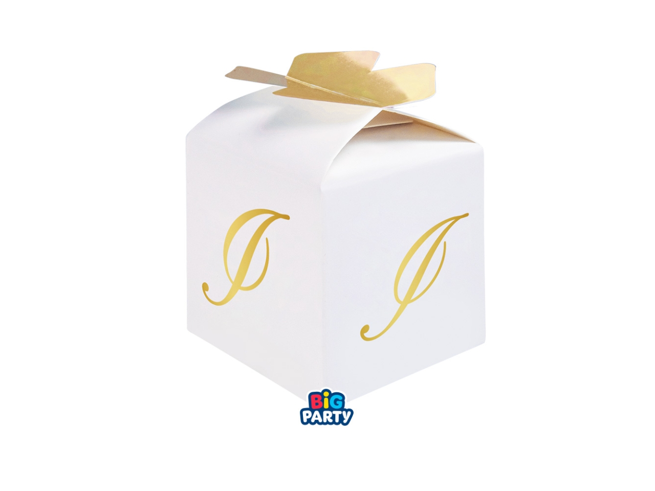 SCATOLE FIOCCO LETTERA I ORO SET 10PZ 76877 SCATOLE FIOCCO LETTERA I ORO SET 10PZ 76877