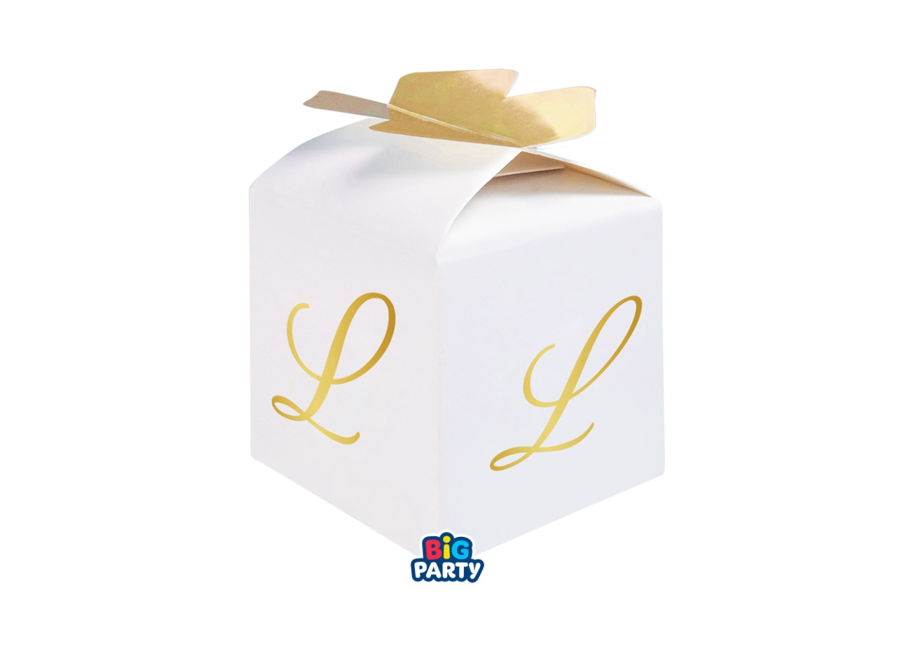 SCATOLE FIOCCO LETTERA L ORO SET 10PZ 76880 SCATOLE FIOCCO LETTERA L ORO SET 10PZ 76880