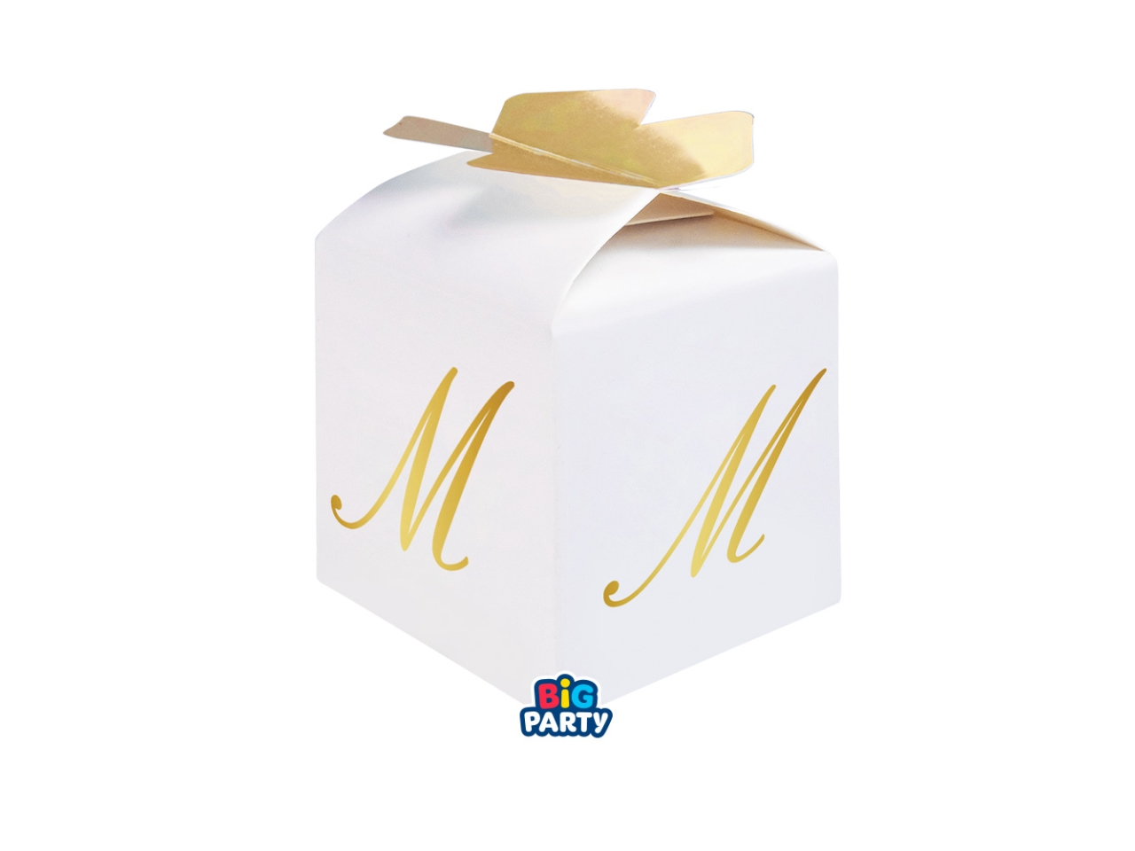 SCATOLE FIOCCO LETTERA M ORO SET 10PZ 76881 SCATOLE FIOCCO LETTERA M ORO SET 10PZ 76881