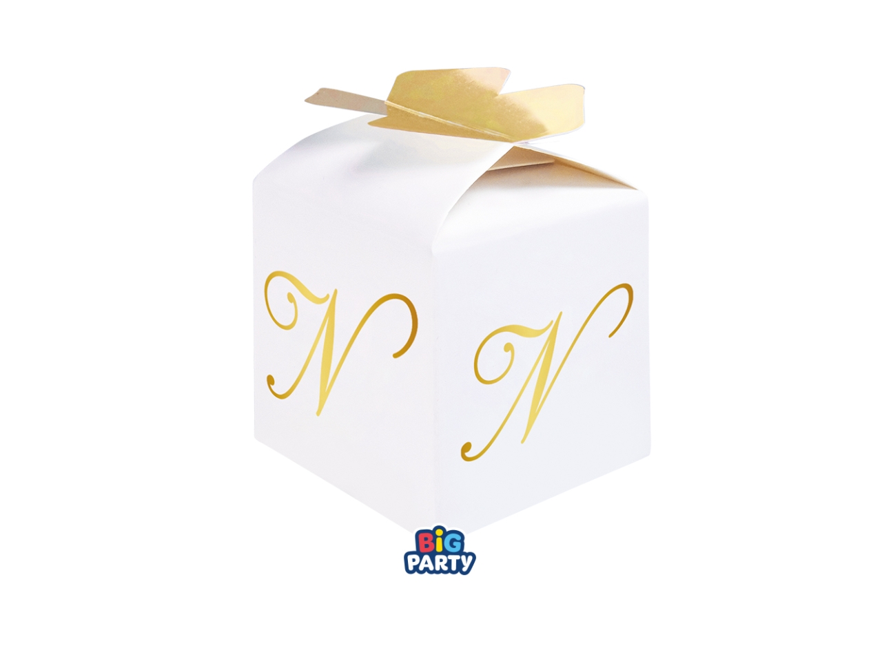 SCATOLE FIOCCO LETTERA N ORO SET 10PZ 76882 SCATOLE FIOCCO LETTERA N ORO SET 10PZ 76882