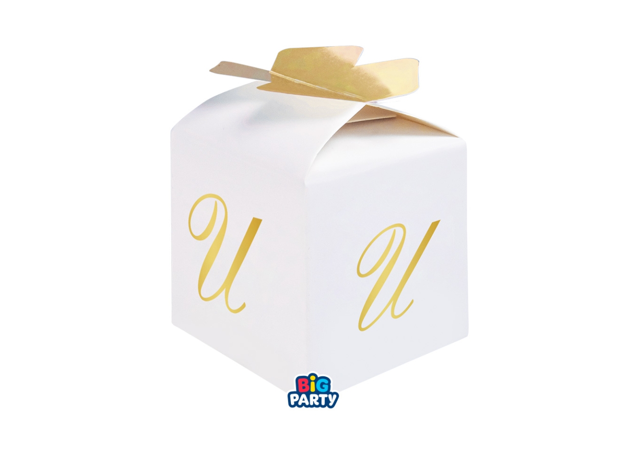 SCATOLE FIOCCO LETTERA U ORO SET 10PZ 76889 SCATOLE FIOCCO LETTERA U ORO SET 10PZ 76889