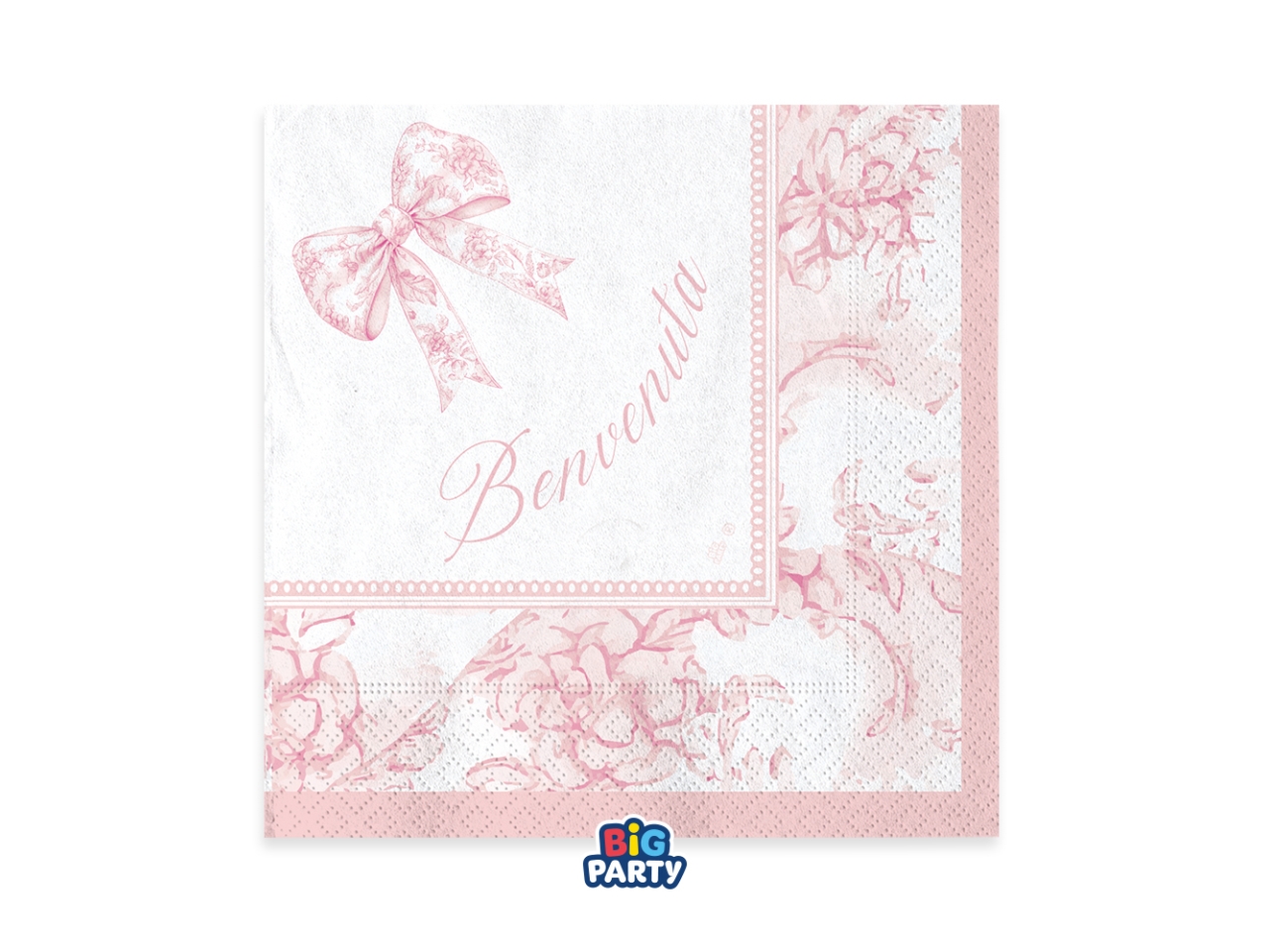 TOVAGLIOLI 33X33CM BENVENUTA FIOCCO 16PZ 77143 TOVAGLIOLI 33X33CM BENVENUTA FIOCCO 16PZ 77143