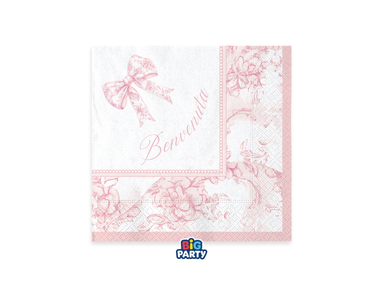 TOVAGLIOLI 25X25CM BENVENUTA FIOCCO 16PZ 77144 TOVAGLIOLI 25X25CM BENVENUTA FIOCCO 16PZ 77144