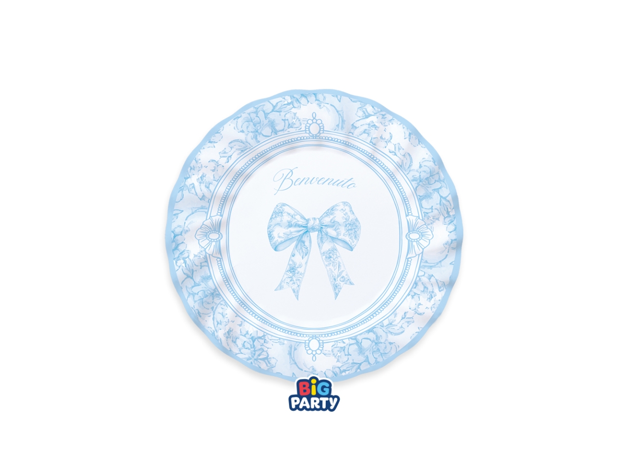 PIATTI 20CM BENVENUTO FIOCCO VINTAGE DA 6 PZ 77149 PIATTI 20CM BENVENUTO FIOCCO VINTAGE DA 6 PZ 77149