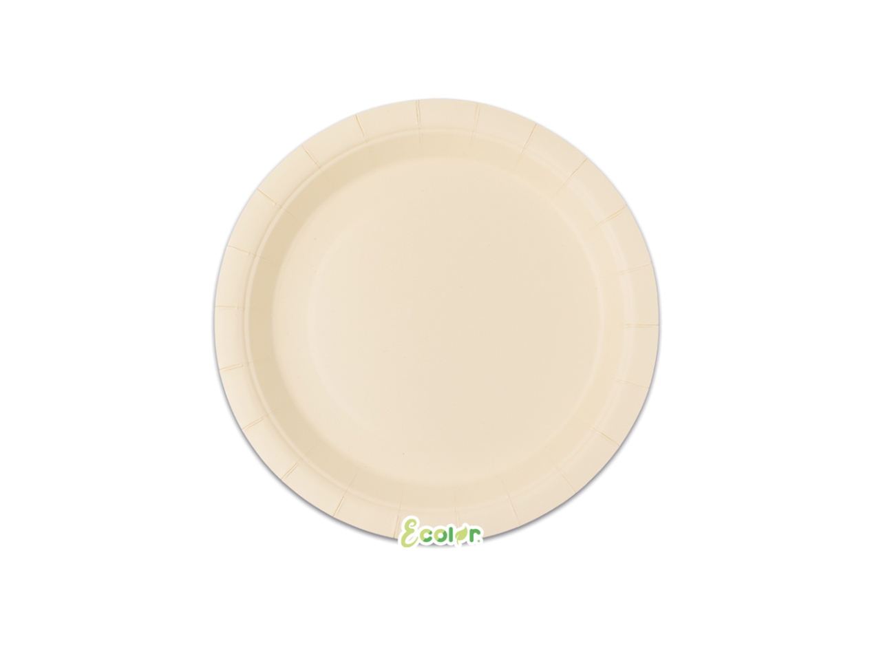 PIATTI ECOLOR 18CM LATTE SET DA 25 PIATTI 75666 PIATTI ECOLOR 18CM LATTE SET DA 25 PIATTI 75666