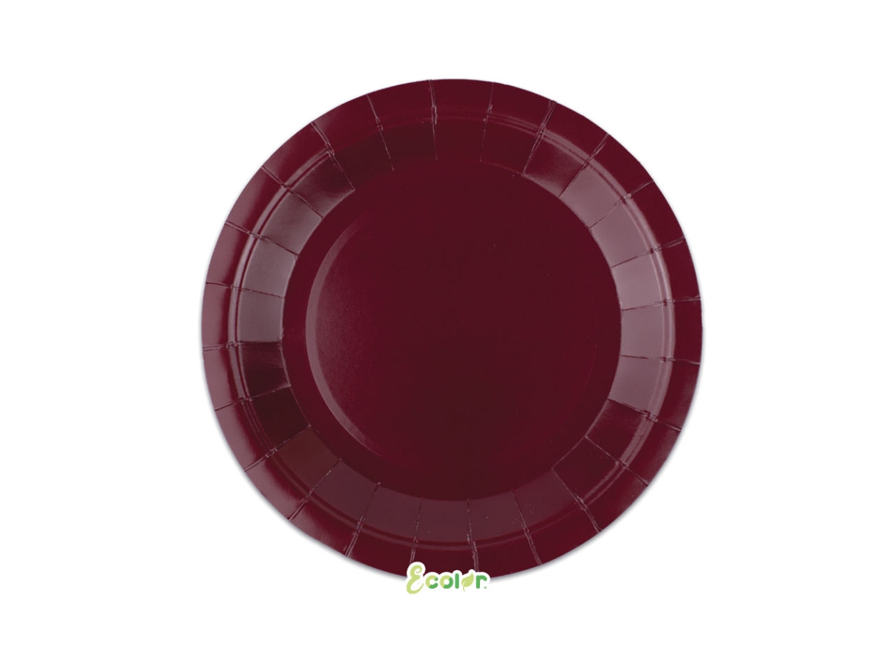 PIATTI ECOLOR 24CM BORGOGNA SET DA 25 PIATTI 77127 PIATTI ECOLOR 24CM BORGOGNA SET DA 25 PIATTI 77127