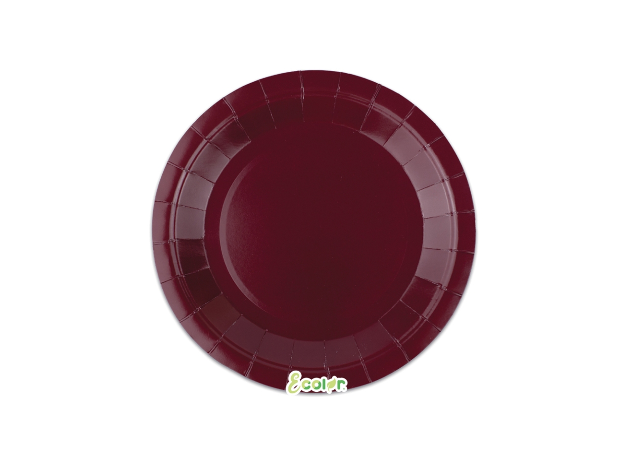 PIATTI ECOLOR 18CM BORGOGNA SET DA 25 PIATTI 77128 PIATTI ECOLOR 18CM BORGOGNA SET DA 25 PIATTI 77128